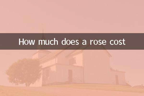 How much does a rose cost