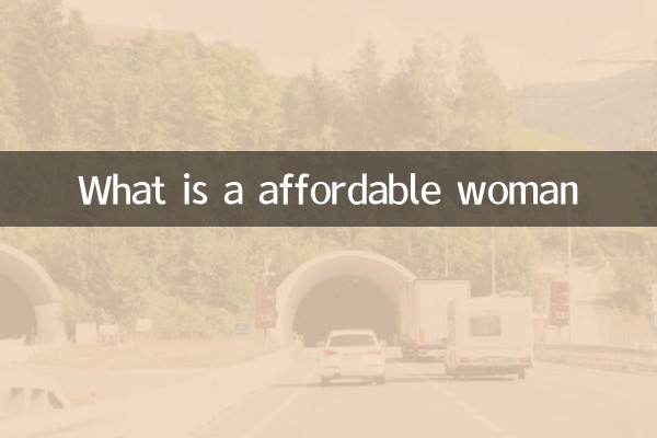 Qu'est-ce qu'une femme abordable