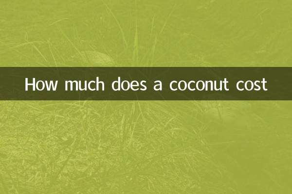 Quanto costa un cocco
