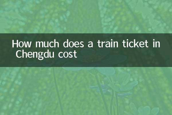 Quanto custa uma passagem de trem em chengdu