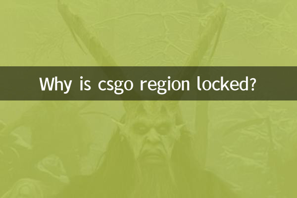 csgo リージョンがロックされているのはなぜですか?