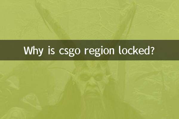 Why is csgo region locked?