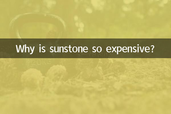 Why is sunstone so expensive?