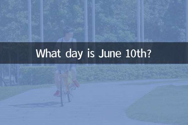 Quel jour est le 10 juin ?