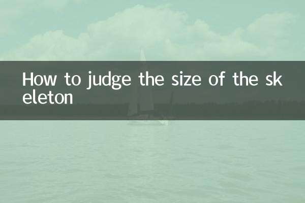 How to judge the size of the skeleton