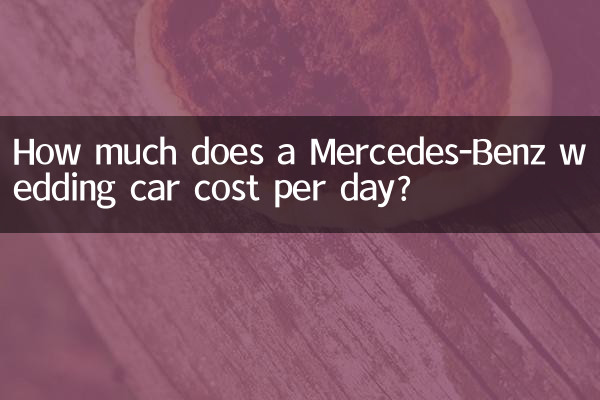 मर्सिडीज-बेंज वेडिंग कार की कीमत प्रति दिन कितनी है?