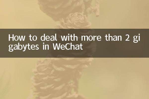 Cómo manejar más de 2 gigabytes en WeChat