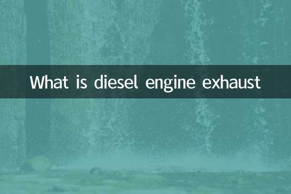 O que é escapamento de motor diesel
