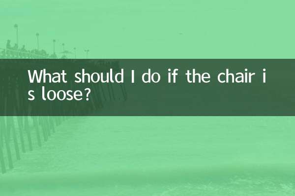 Que dois-je faire si la chaise est lâche ?