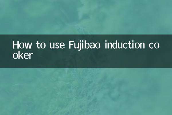 ফুজিবাও ইন্ডাকশন কুকার কীভাবে ব্যবহার করবেন