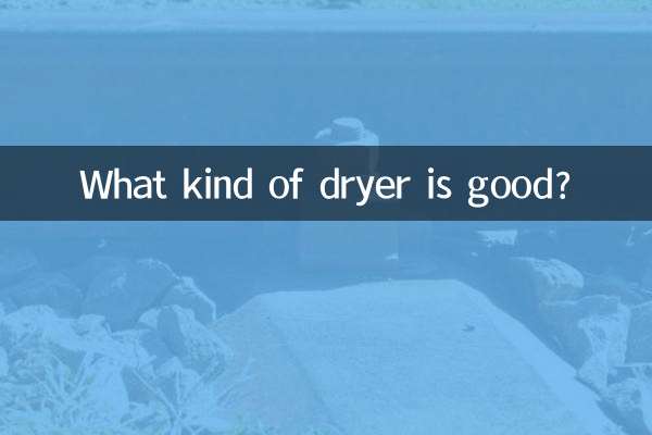 What kind of dryer is good?