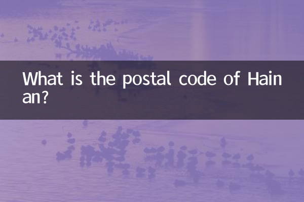 کد پستی هاینان چیست؟