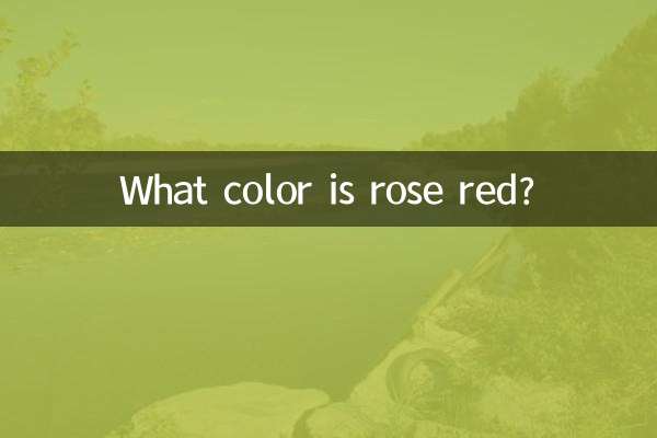 رز قرمز چه رنگی است؟