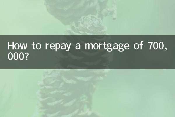 How to repay a mortgage of 700,000?