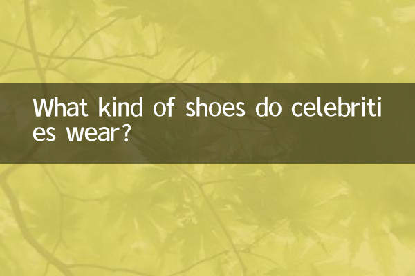 Che tipo di scarpe indossano le celebrità?