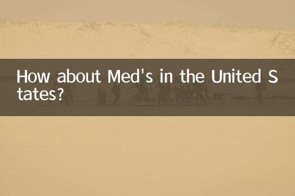 Wie wäre es mit Med's in den Vereinigten Staaten?