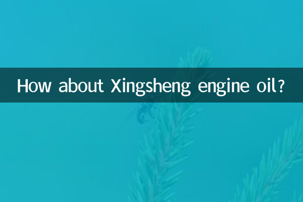 زنگشینگ انجن کے تیل کے بارے میں کیا خیال ہے؟