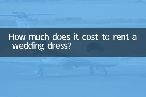 How much does it cost to rent a wedding dress?