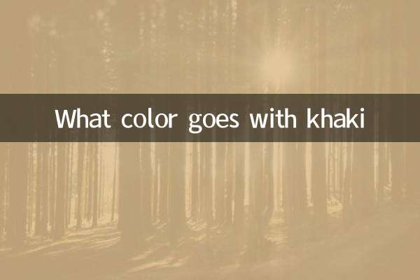 खाकी के साथ कौन सा रंग मेल खाता है