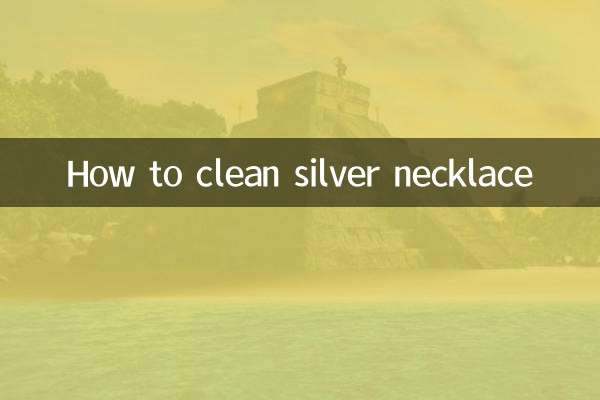 Como limpar colar de prata