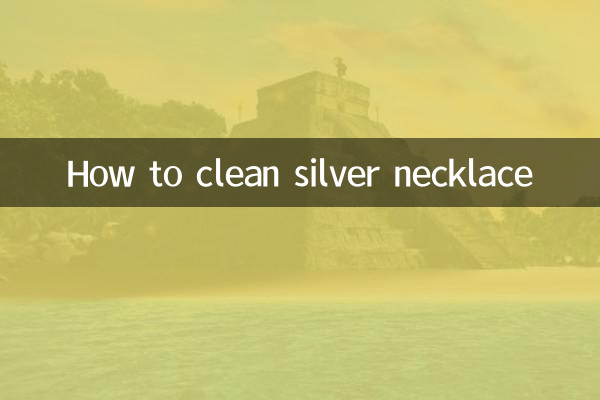 Como limpar colar de prata