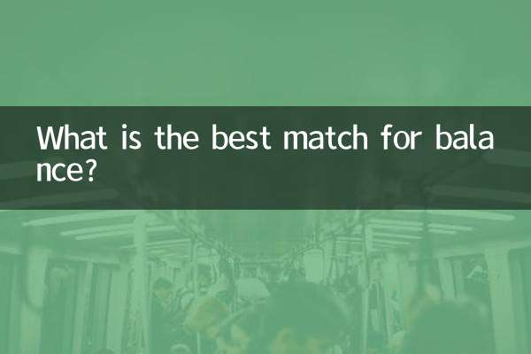Qual è la migliore corrispondenza per l'equilibrio?