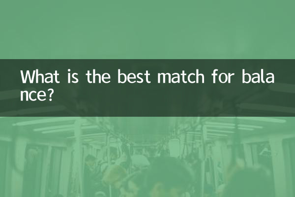 Qual è la migliore corrispondenza per l'equilibrio?