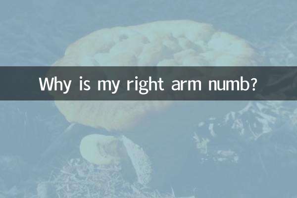 Pourquoi mon bras droit est-il engourdi ?