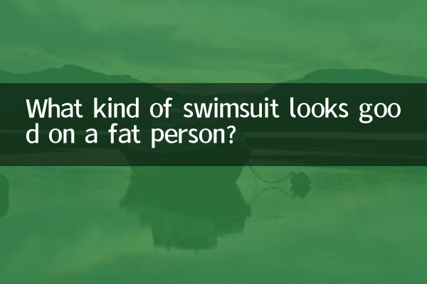Che tipo di costume da bagno sta bene a una persona grassa?