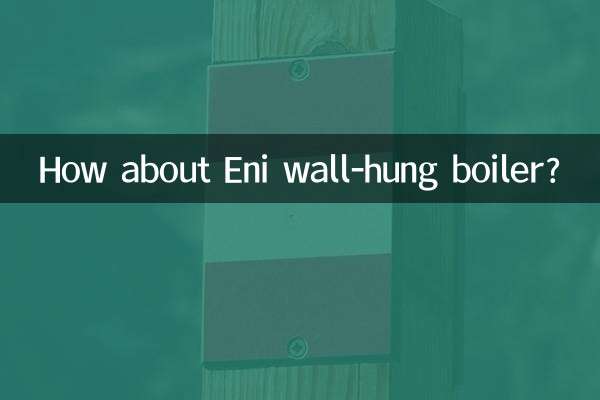 Wie wäre es mit einem Wandheizkessel von Eni?