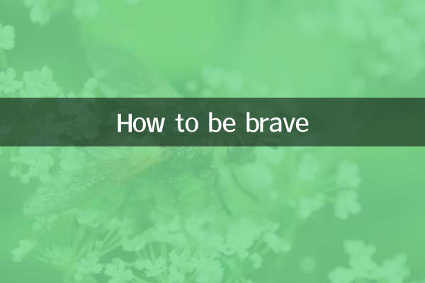 بہادر کیسے بننا ہے