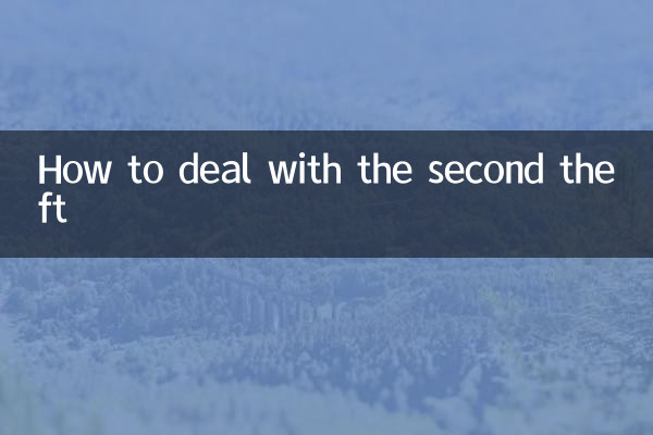 2차 도난에 대처하는 방법