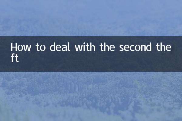 How to deal with the second theft