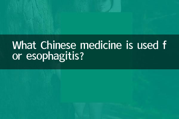 Какие китайские лекарства используются при эзофагите?