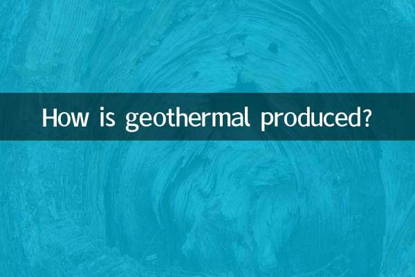 How is geothermal produced?