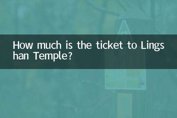 Quanto costa il biglietto per il Tempio Lingshan?