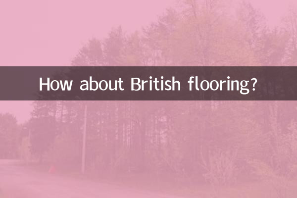 Que tal piso britânico?