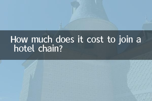 How much does it cost to join a hotel chain?