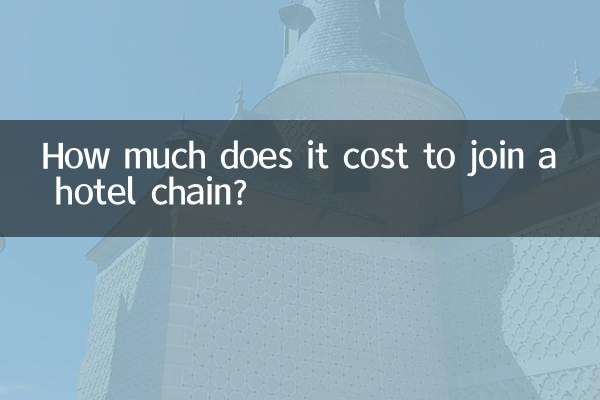 How much does it cost to join a hotel chain?