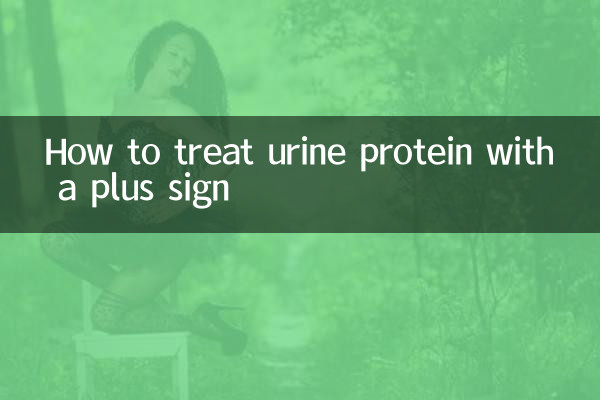 Como tratar a proteína na urina com um sinal de mais