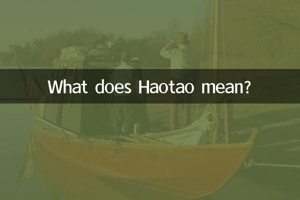 Cosa significa Haotao?