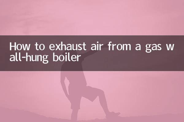 गैस वॉल-हंग बॉयलर से हवा कैसे निकालें