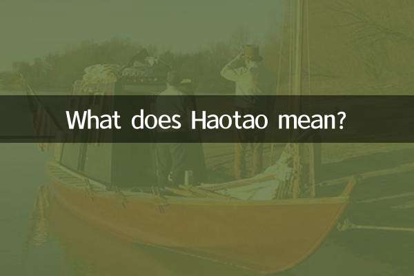 Cosa significa Haotao?