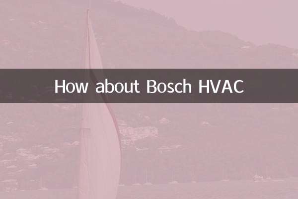 কিভাবে Bosch HVAC সম্পর্কে