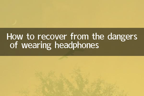 Cómo recuperarse de los peligros de usar auriculares