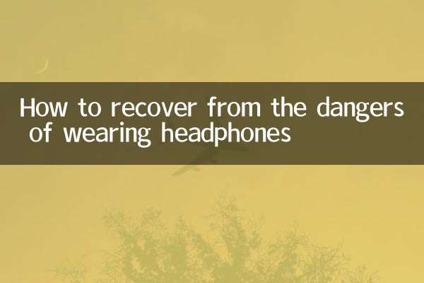Cómo recuperarse de los peligros de usar auriculares