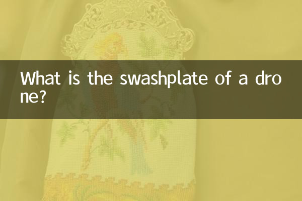 What is the swashplate of a drone?