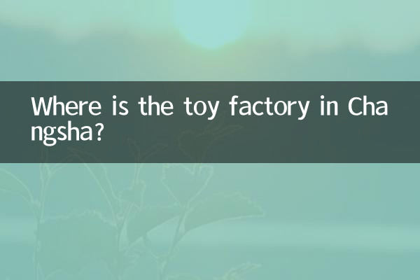 Dov'è la fabbrica di giocattoli a Changsha?