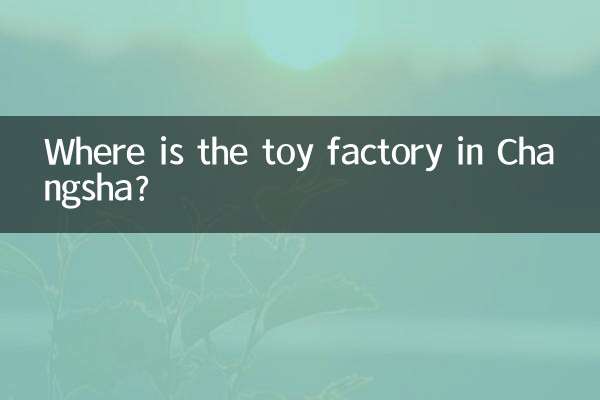 Dov'è la fabbrica di giocattoli a Changsha?