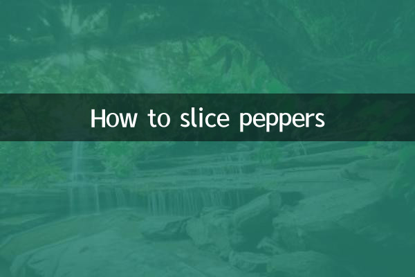 Wie man Paprika schneidet